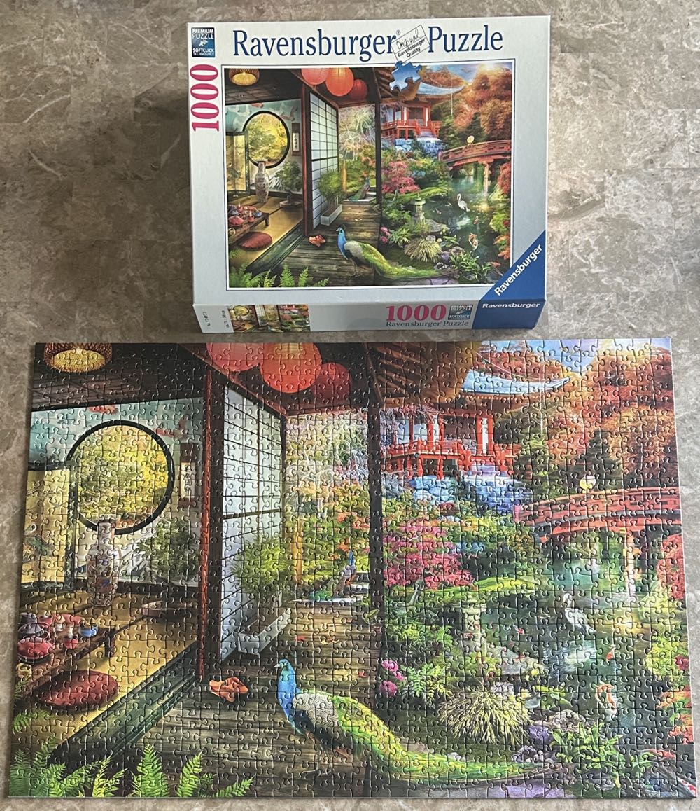 Japanese Garden Teahouse - Ravensburger puzzle collectible - Main Image 2