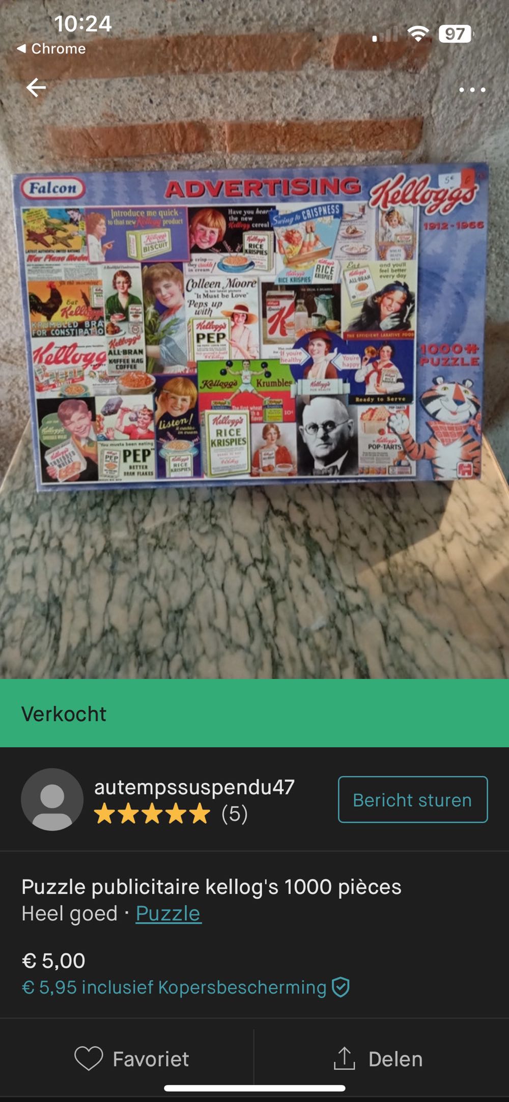 Advertising  Kelloggs Scannen - Falcon de luxe puzzle collectible - Main Image 4