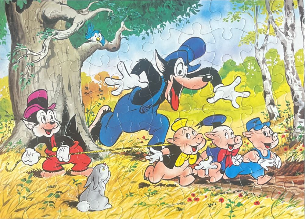 Drie Kleine Biggetjes 🟦 - Jumbo puzzle collectible [Barcode 8710126012116] - Main Image 3