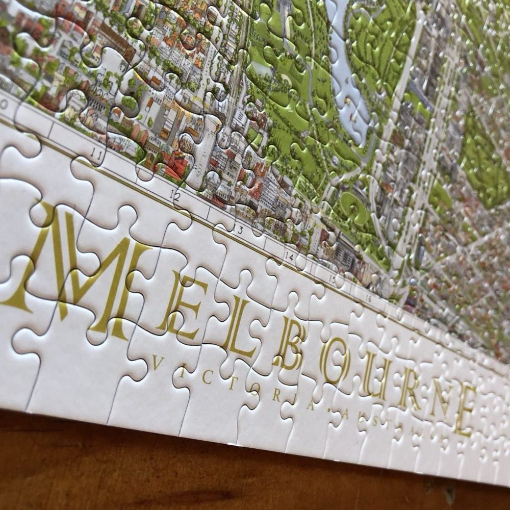 The Melbourne Map Jigsaw Mind Games - Holdsons puzzle collectible [Barcode 793591743455] - Main Image 3