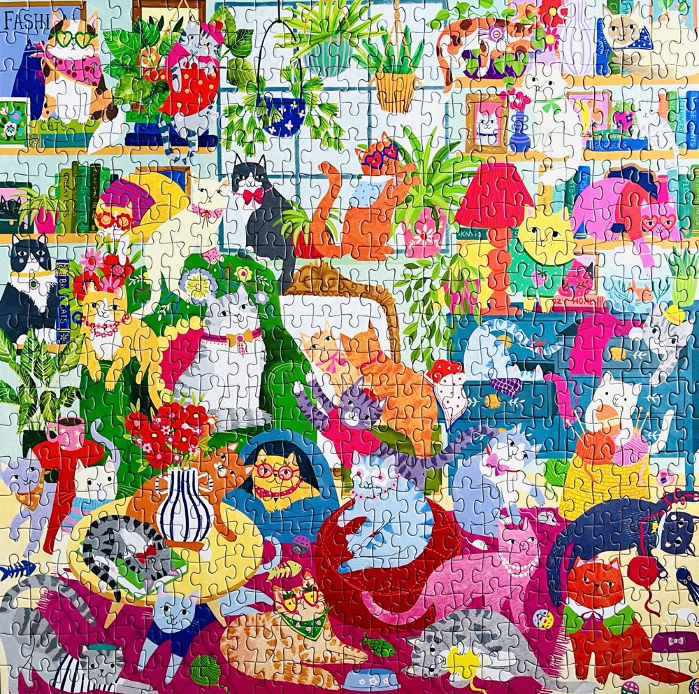 Mudpuppy Caturday Afternoon - Mudpuppy puzzle collectible [Barcode 9780735380806] - Main Image 2