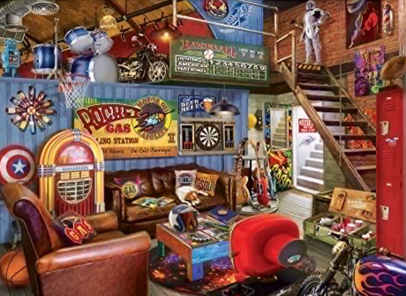 Man Cave: The Hideout - MasterPieces puzzle collectible [Barcode 705988723025] - Main Image 2