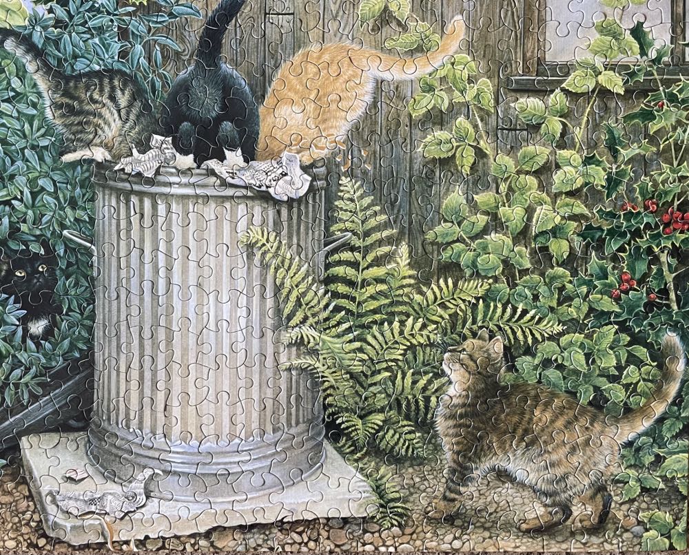 Neighborhood Dustbin  - Ceaco puzzle collectible - Main Image 2