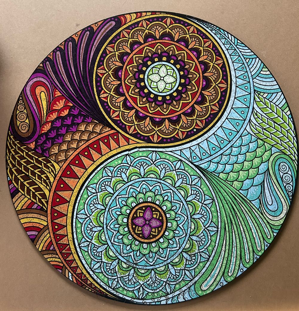 Zenchalet Yin Yang Jigsaw Puzzles Pieces For Adults Hard Puzzle For Adults Designed To Challenge You Uniquely Shaped Pieces Mind Puzzle For Adults  puzzle collectible [Barcode 850043982654] - Main Image 2