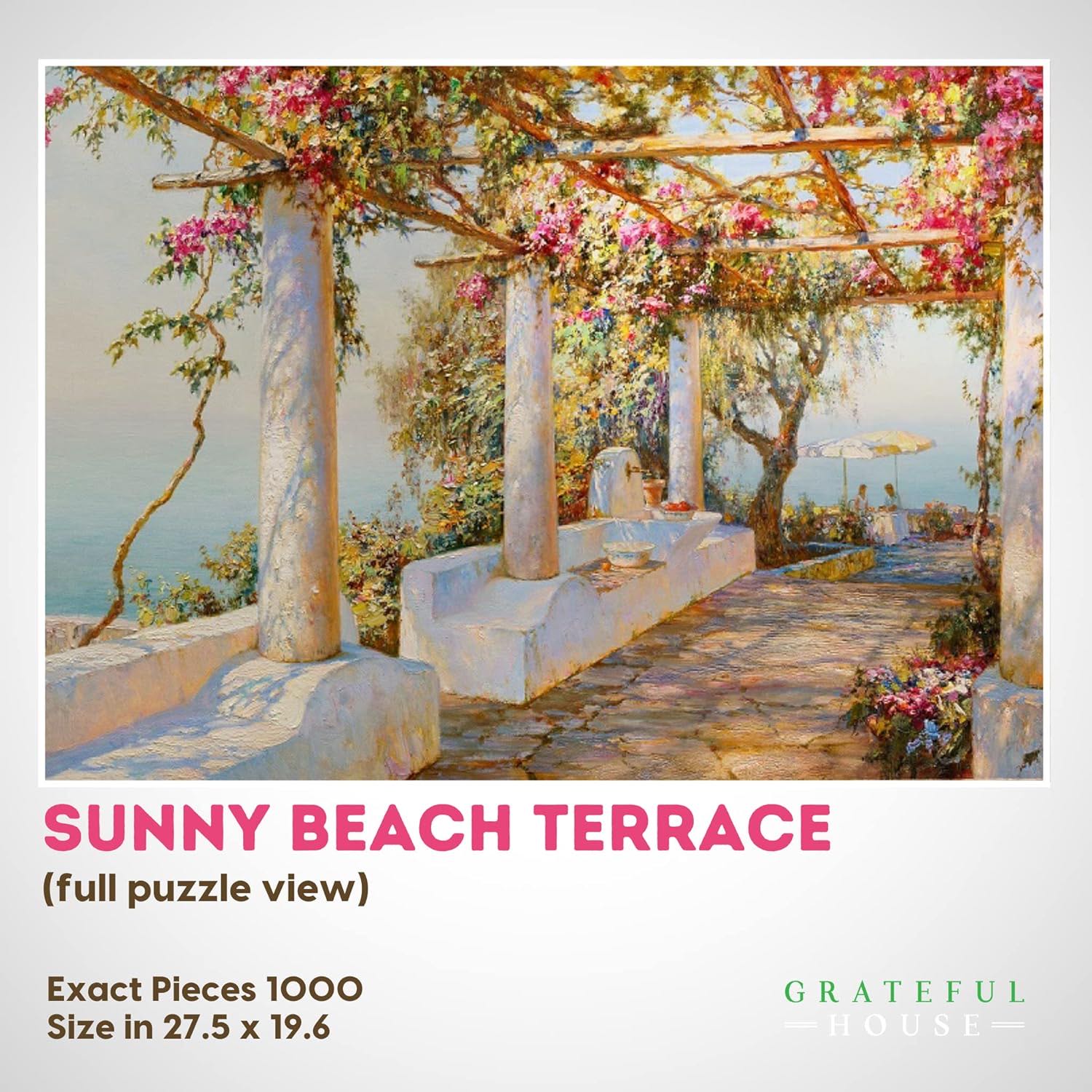 Sunny Beach Terrace - Grateful House puzzle collectible - Main Image 2