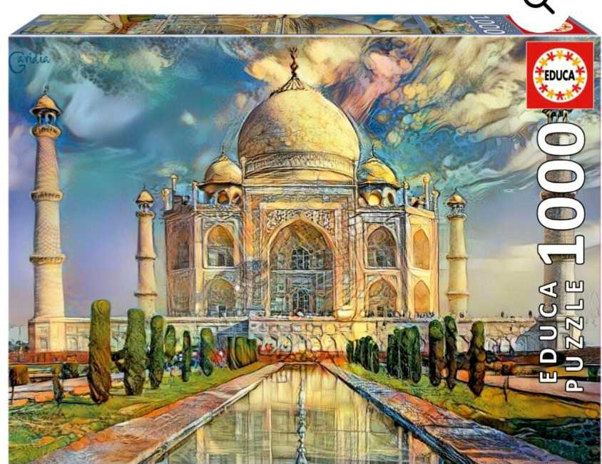 Tiger Fire Jigsaw Puzzle