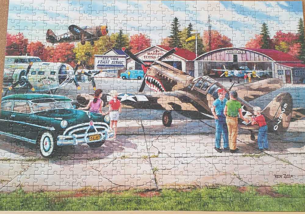 Aircraft Bunkers - Corner Piece puzzle collectible [Barcode 5052089347625] - Main Image 2