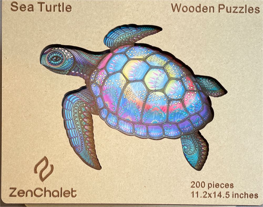 Sea Turtle - ZenChalet puzzle collectible - Main Image 2