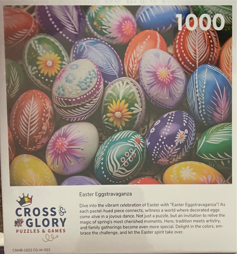 Easter Eggstravaganza - Cross & Glory Puzzles & Games puzzle collectible [Barcode 850050598541] - Main Image 2