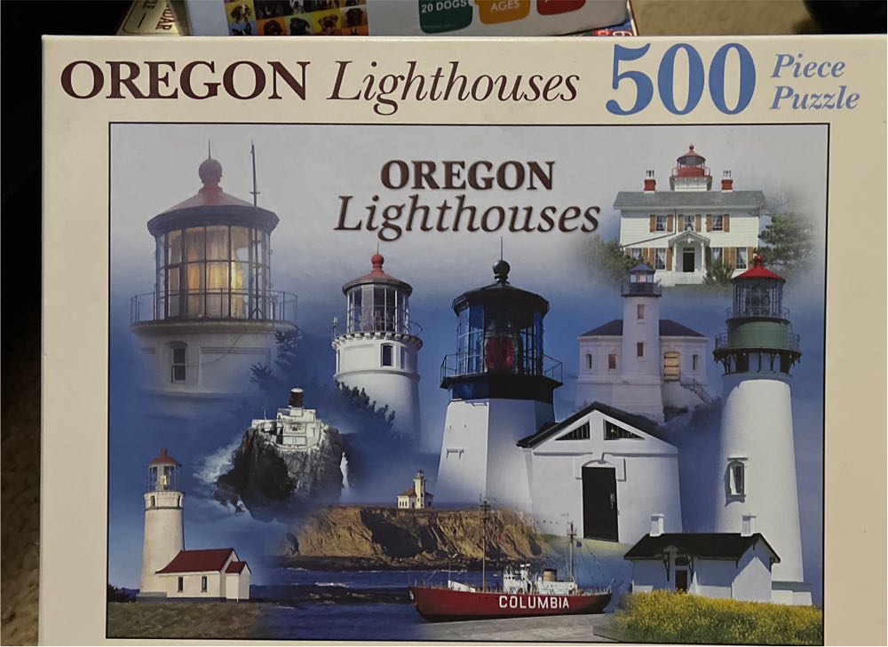 Oregon Lighthouses 500 Piece - smith-western inc. puzzle collectible [Barcode 086176014997] - Main Image 1