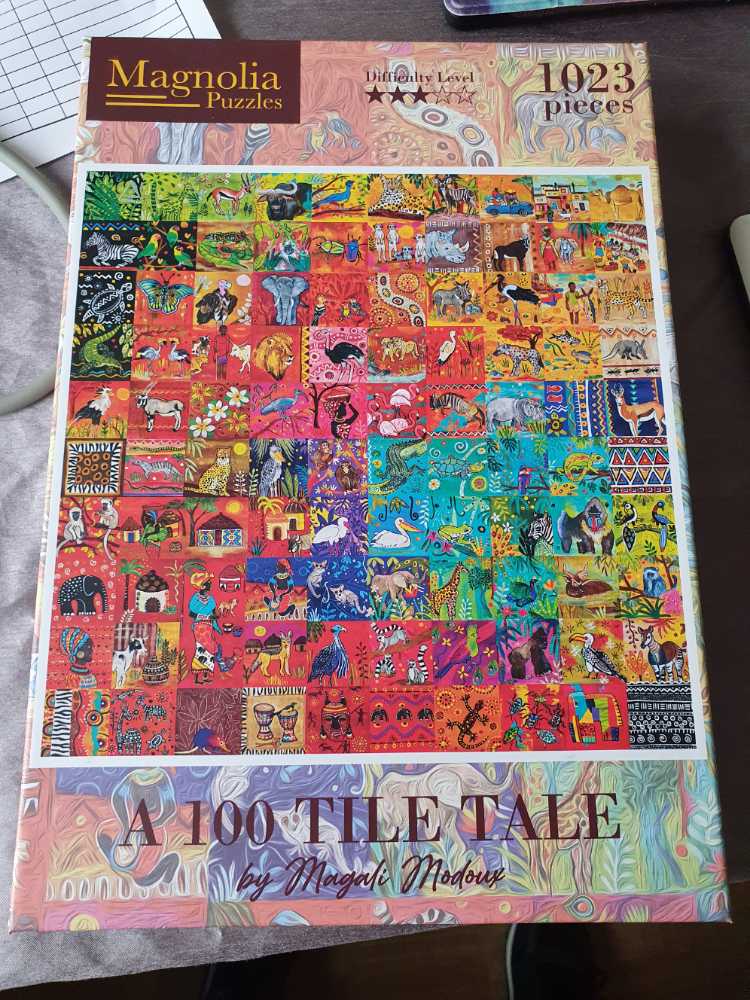 A 100 Tile Tale - Magnolia Puzzles puzzle collectible [Barcode 8699375068450] - Main Image 2