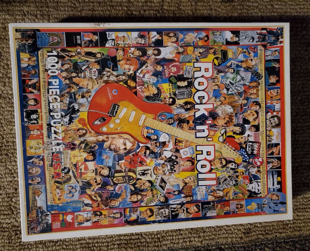 Rock ‘n’ Roll- Reg Box - White Mountain Puzzles puzzle collectible [Barcode 724819250448] - Main Image 2