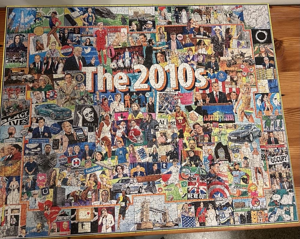 The 2010’s - White Mountain Puzzles puzzle collectible [Barcode 724819263868] - Main Image 2
