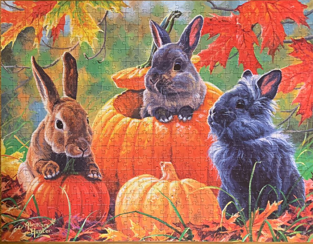 Abraham Hunter - Pumpkin Patch - Roseart puzzle collectible - Main Image 3