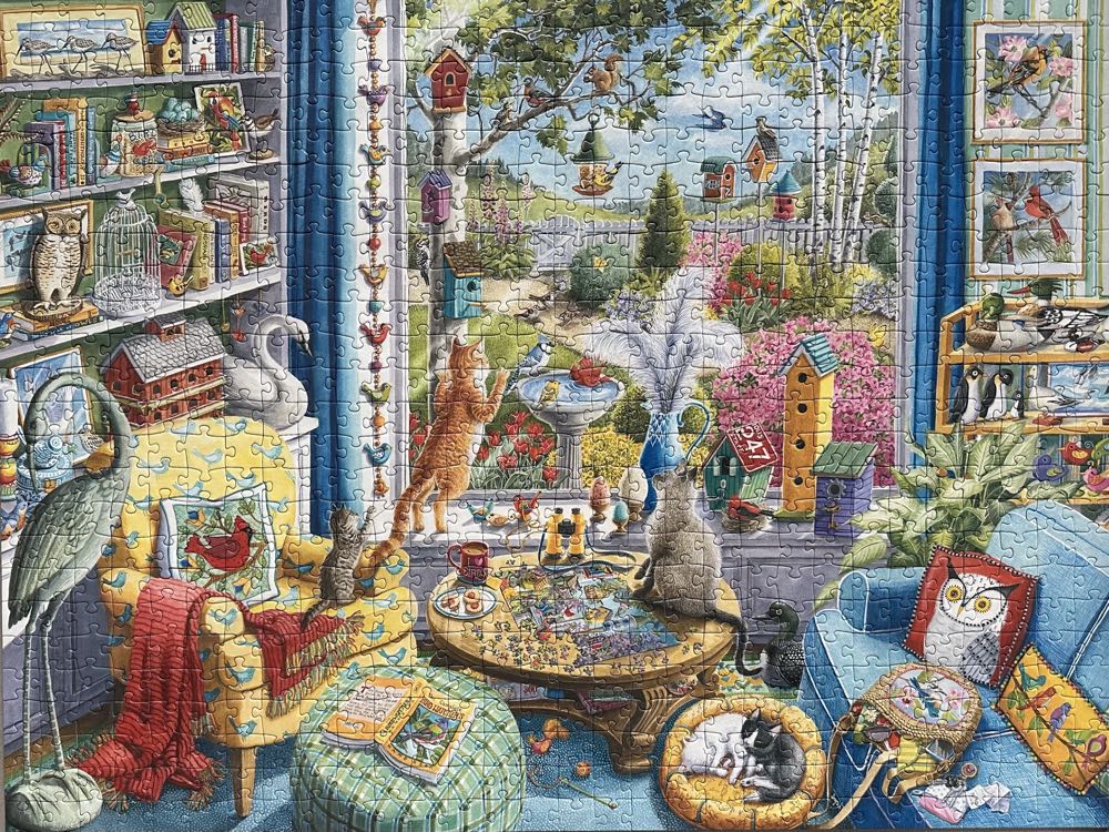 The Bird Watchers - For Sale Or Trade - Ravensburger puzzle collectible - Main Image 2