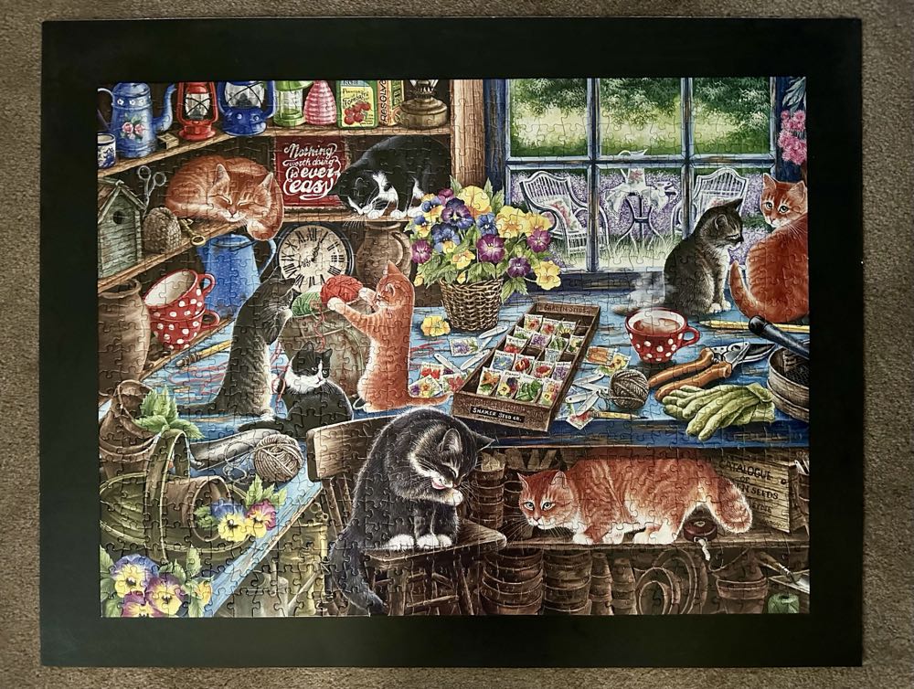 In The Garden Shed - Buffalo Games puzzle collectible [Barcode 079346173235] - Main Image 4