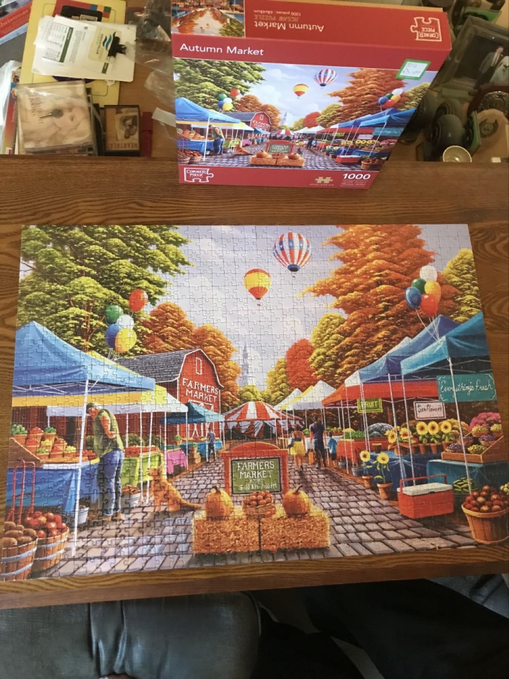 Autumn Market - Corner Piece 🇬🇧 puzzle collectible [Barcode 5052089347953] - Main Image 2