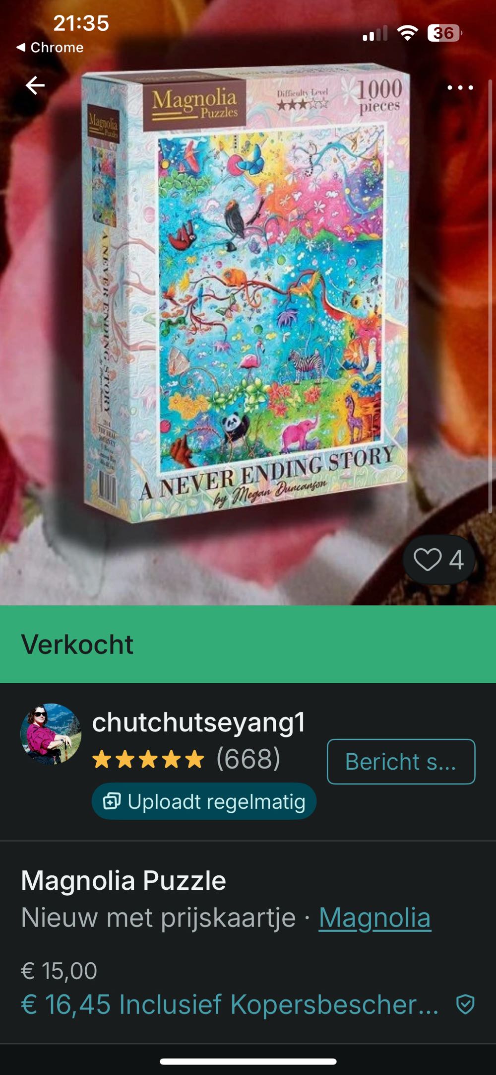 A Neverending Story - Magnolia puzzle collectible [Barcode 8699375068924] - Main Image 4