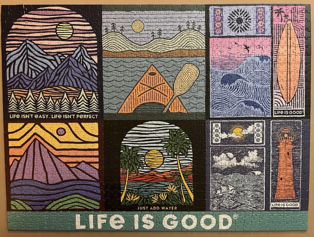 Life Is Good - Buffalo puzzle collectible - Main Image 2