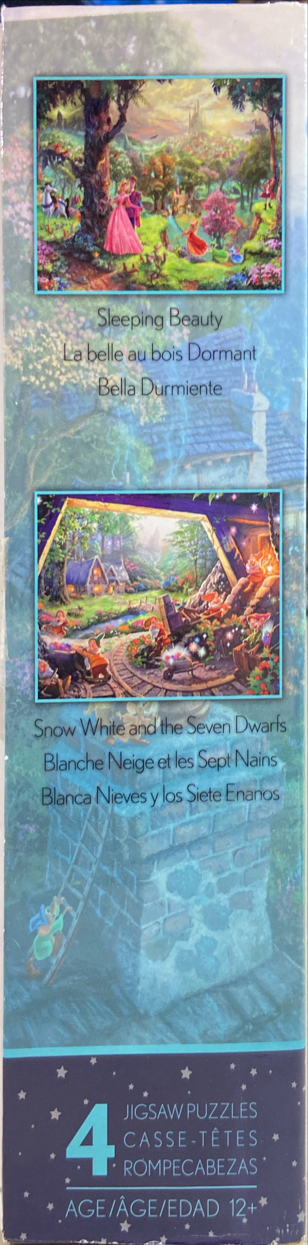 Disney Thomas Kinkaid-4 Pack - Ceaco 🇺🇸 puzzle collectible - Main Image 3