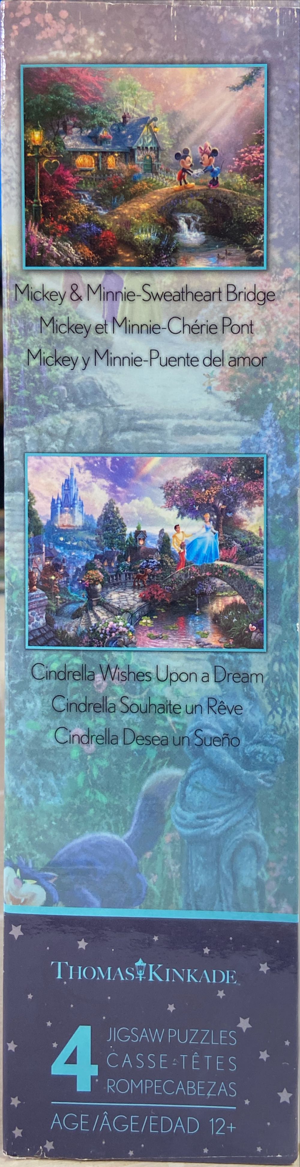 Disney Thomas Kinkaid-4 Pack - Ceaco 🇺🇸 puzzle collectible - Main Image 4