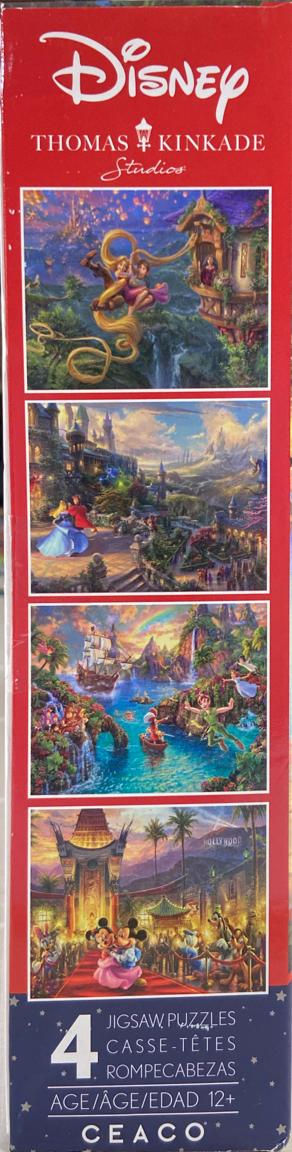 Disney Thomas Kinkade-4 Pack - Ceaco 🇺🇸 puzzle collectible - Main Image 3