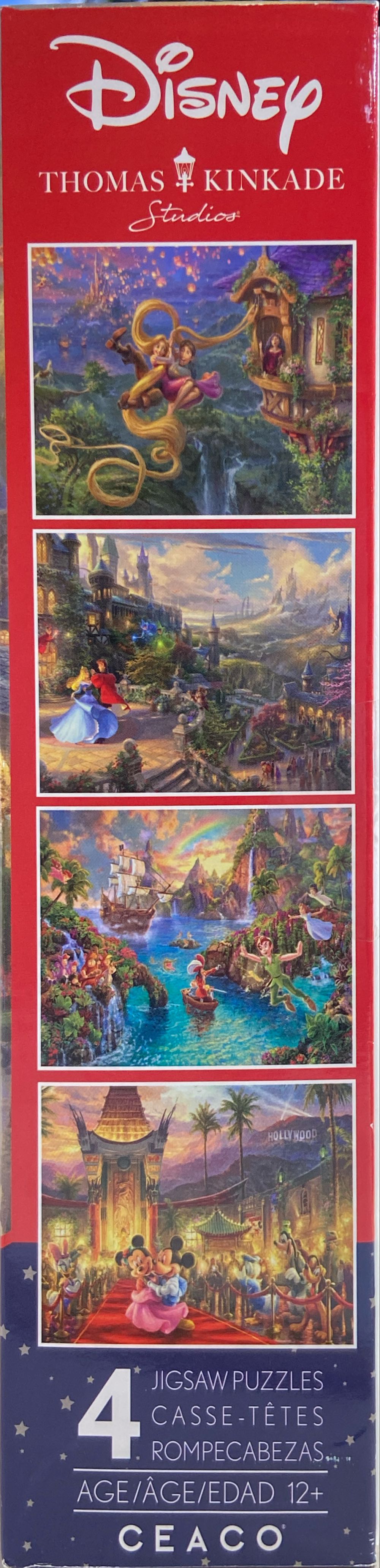Disney Thomas Kinkade-4 Pack - Ceaco 🇺🇸 puzzle collectible - Main Image 4