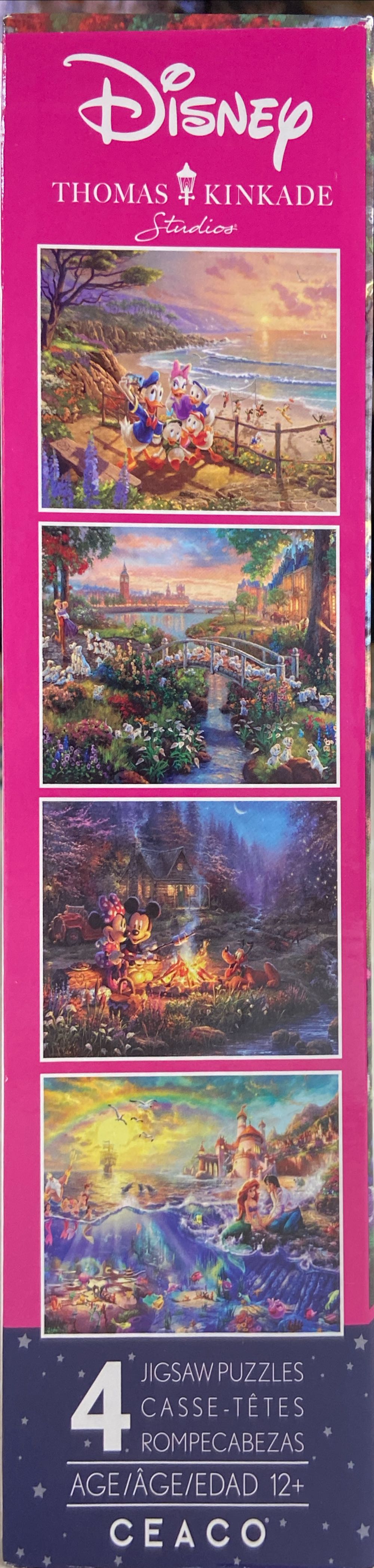 Disney Thomas Kinkade-4 Pack - Ceaco 🇺🇸 puzzle collectible - Main Image 3
