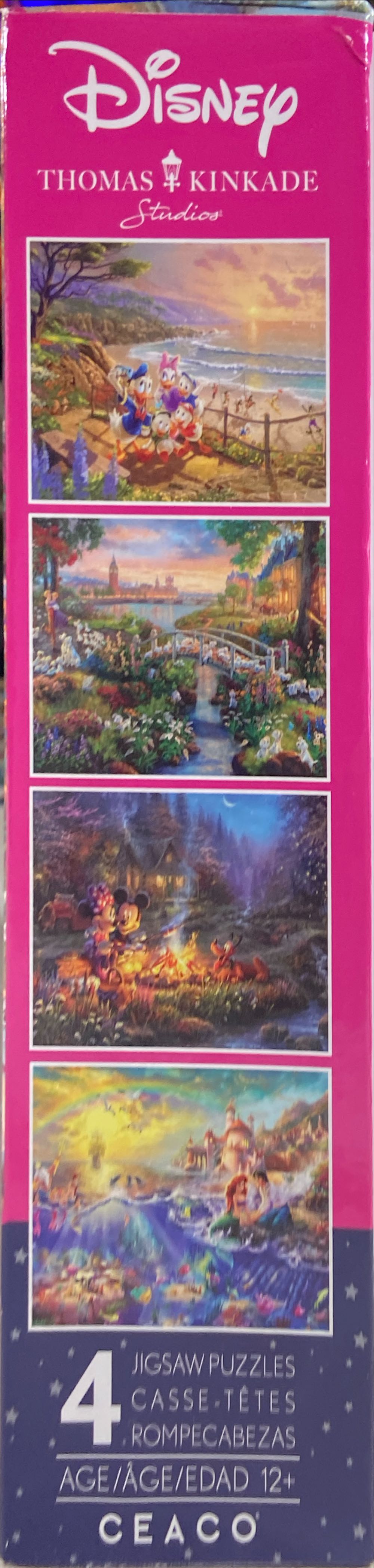 Disney Thomas Kinkade-4 Pack - Ceaco 🇺🇸 puzzle collectible - Main Image 4