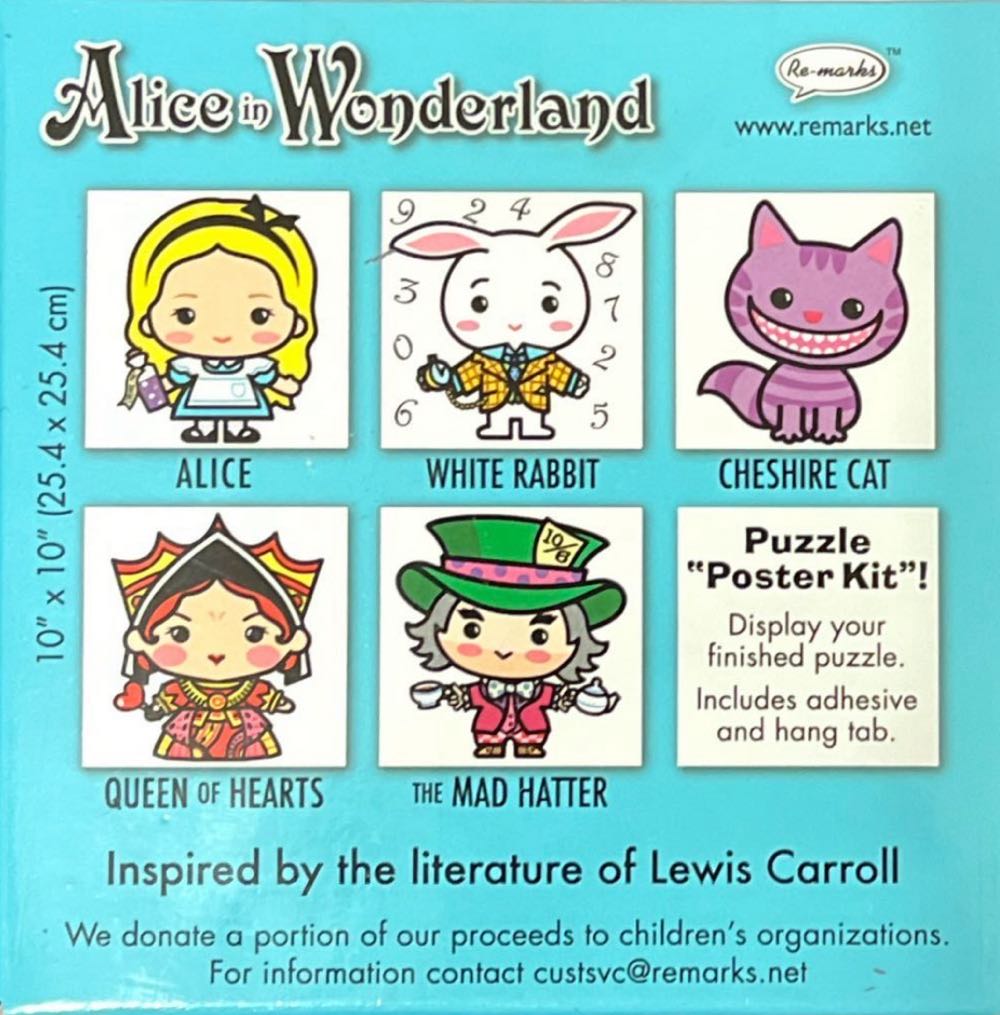 Alice In Wonderland: Queen Of Hearts - Re-marks puzzle collectible [Barcode 681410191764] - Main Image 2