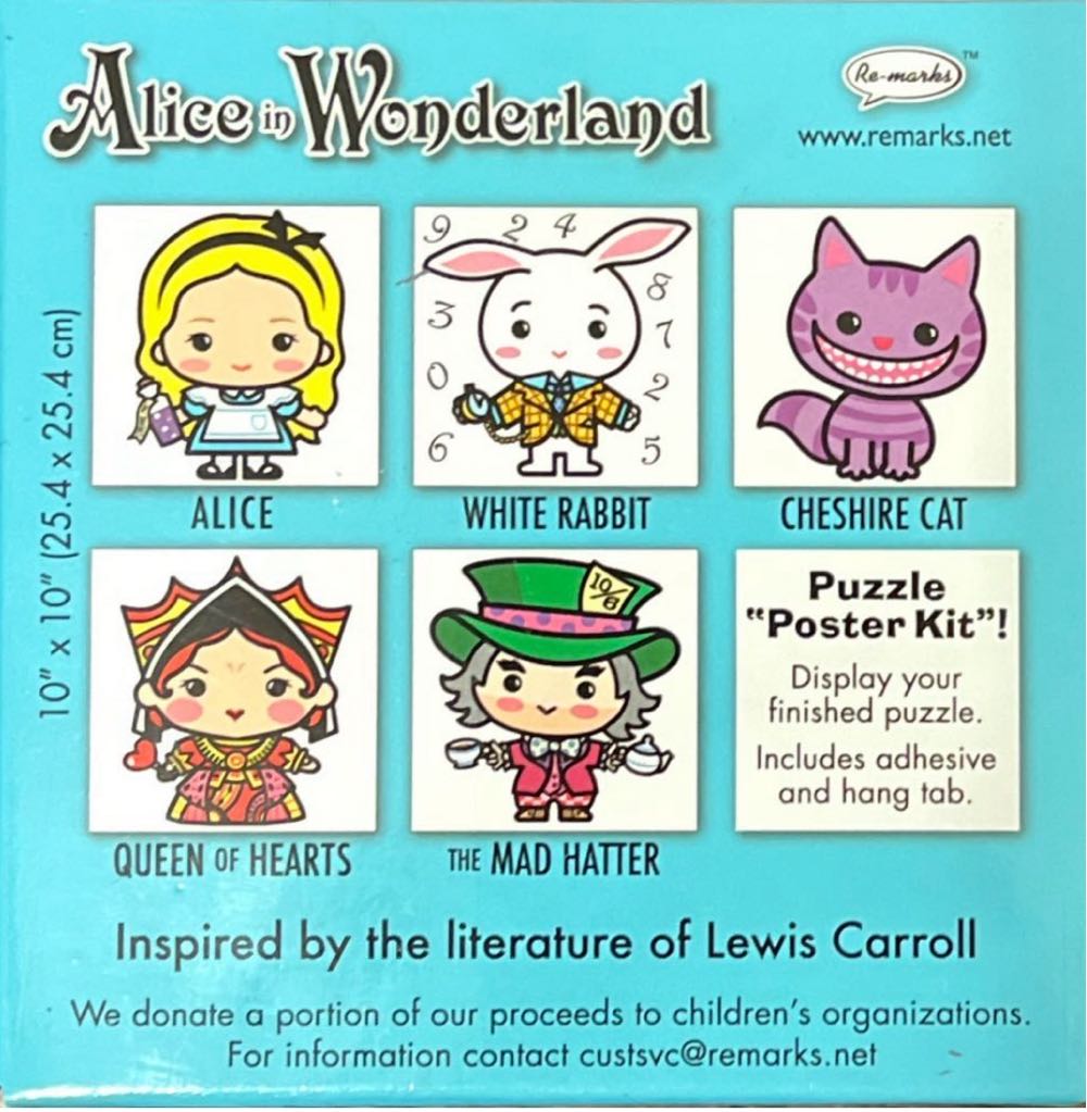 Alice In Wonderland: White Rabbit - Re-marks puzzle collectible [Barcode 681410191757] - Main Image 2