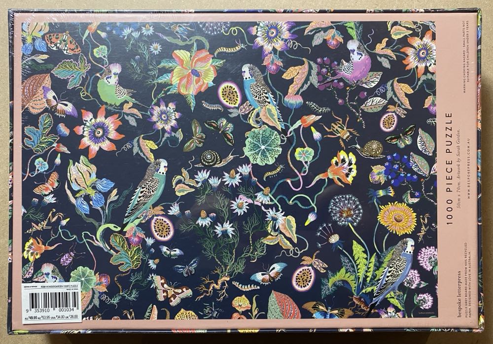 Bespoke Letterpress - Wonder Garden - Bespoke Letterpress puzzle collectible - Main Image 2