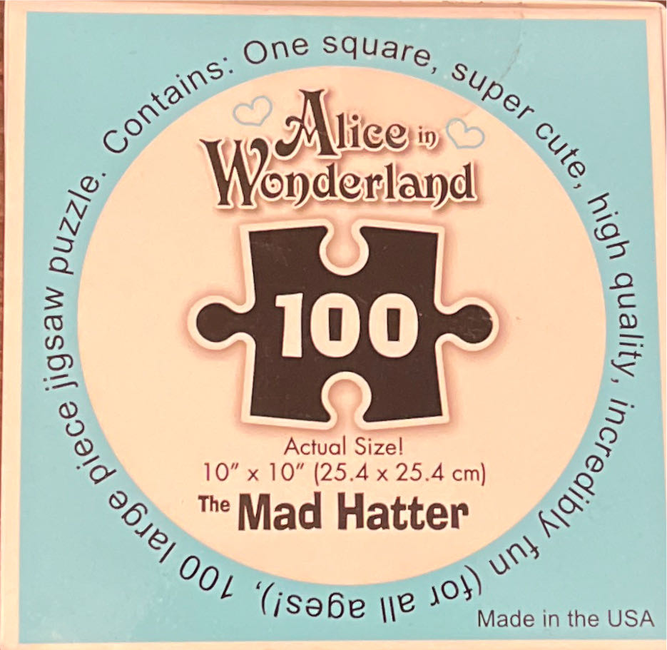 Alice In Wonderland: The Mad Hatter - Re-marks puzzle collectible [Barcode 681410191771] - Main Image 3