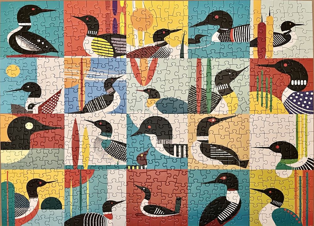 Crazy For Loons - PuzzleTwist puzzle collectible [Barcode 614399102032] - Main Image 2