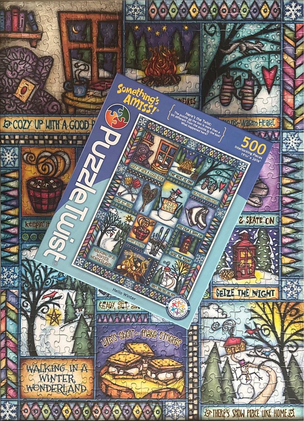 Hello Winter  - Puzzle Twist puzzle collectible [Barcode 614399102056] - Main Image 3