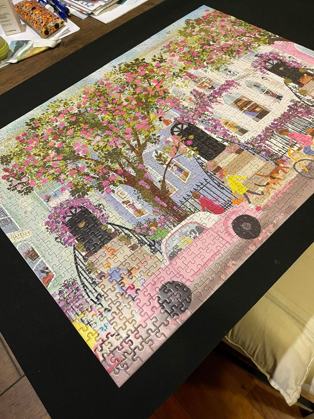 Springtime Terrace 🧩 - Galison 🇺🇸 puzzle collectible [Barcode 9780735381537] - Main Image 4
