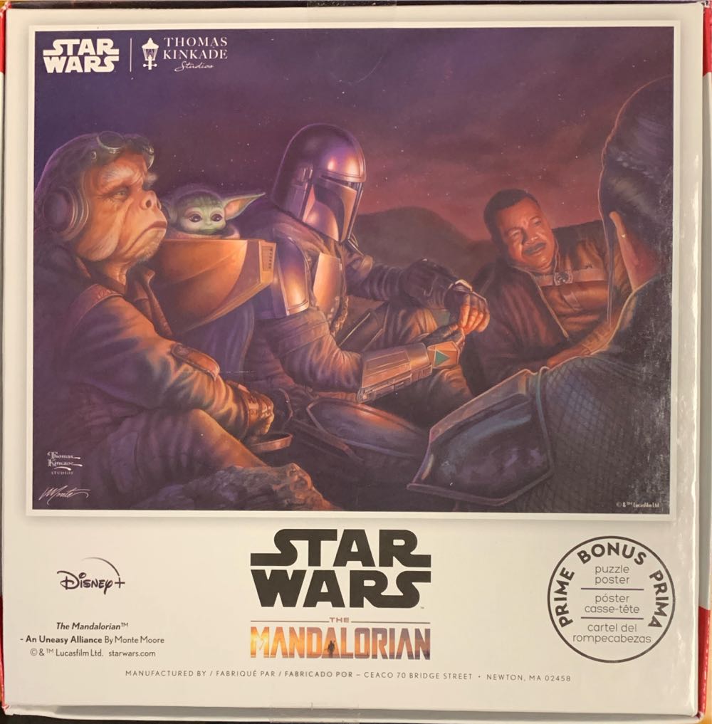 Star Wars The Mandalorian - Uneasy Alliance - Ceaco puzzle collectible [Barcode 021081241496] - Main Image 2