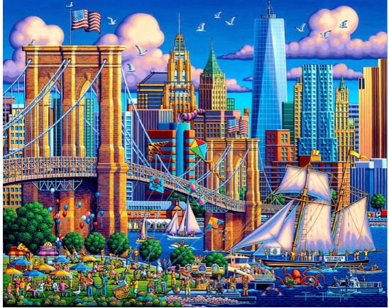 Brooklyn Bridge - Mini 🔵  puzzle collectible - Main Image 2