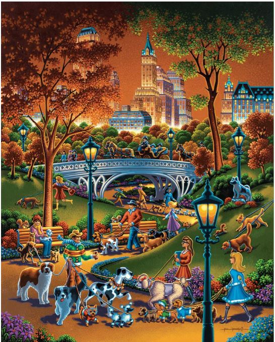Dog Walkers - Mini 🔵 - Dowdle puzzle collectible - Main Image 2