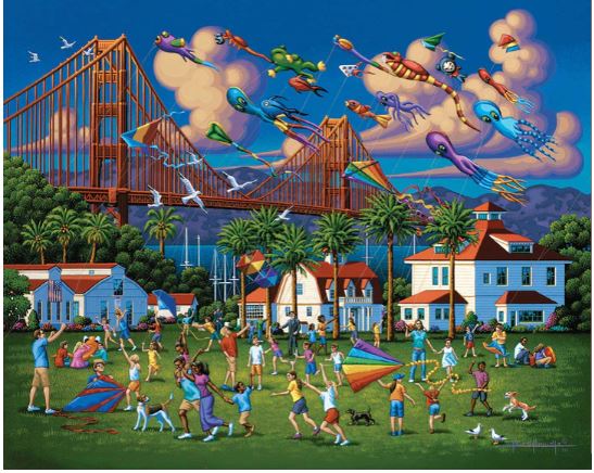 Golden Gate Bridge - Mini 🔵 - Dowdle puzzle collectible - Main Image 2