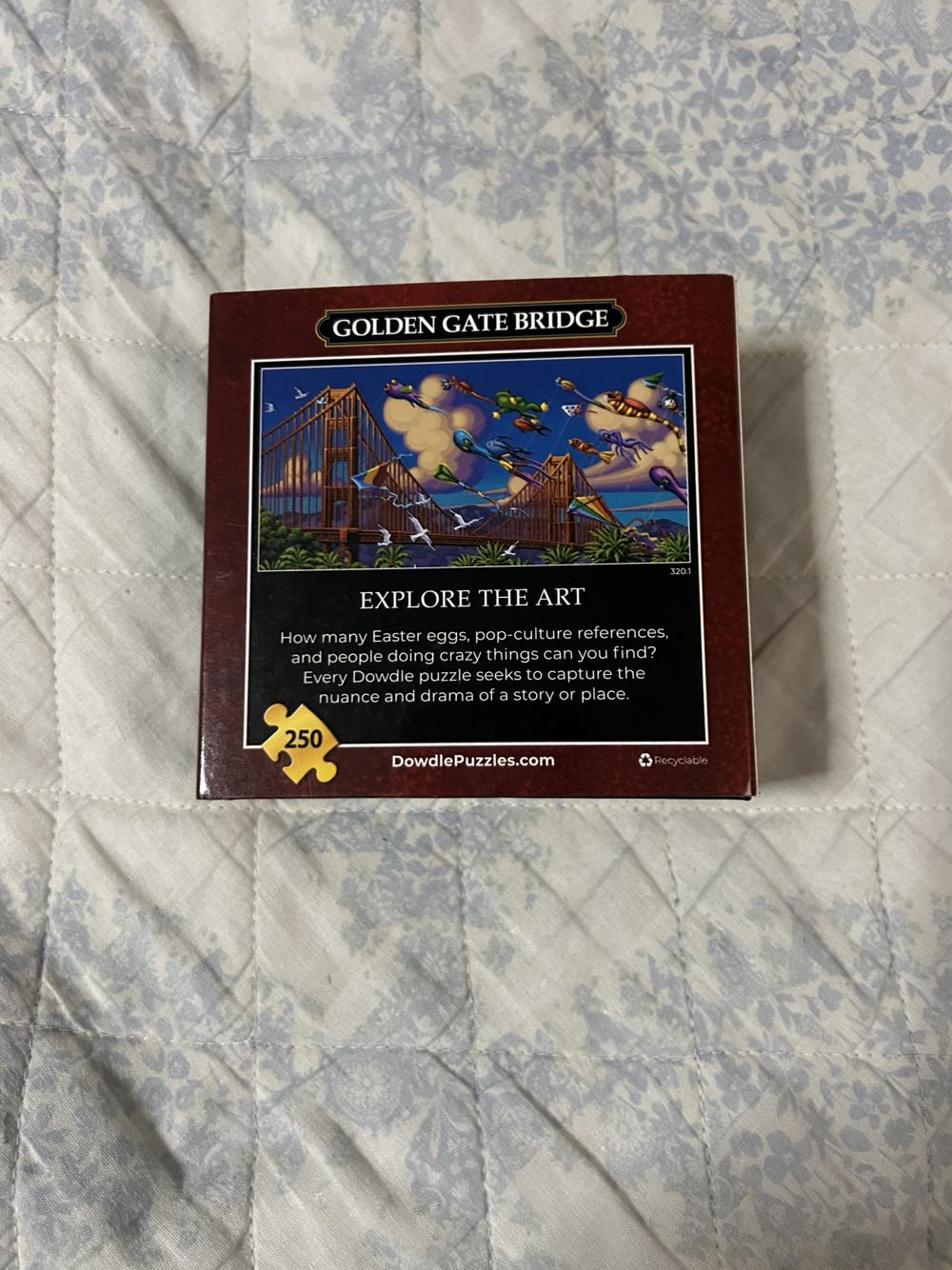 Golden Gate Bridge - Mini 🔵 - Dowdle puzzle collectible - Main Image 3