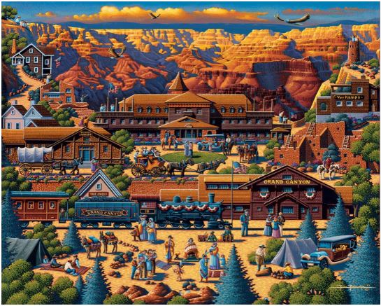Grand Canyon - Mini 🔵 - Dowdle puzzle collectible - Main Image 2