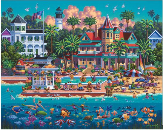 Key West - Mini 🔵 - Dowdle puzzle collectible - Main Image 2