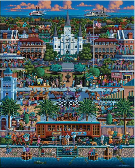 New Orleans - Mini 🔵 - Dowdle puzzle collectible - Main Image 2