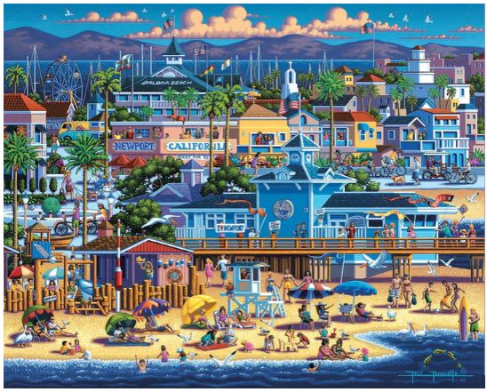 Newport Beach - Mini 🔵 - Dowdle puzzle collectible - Main Image 2