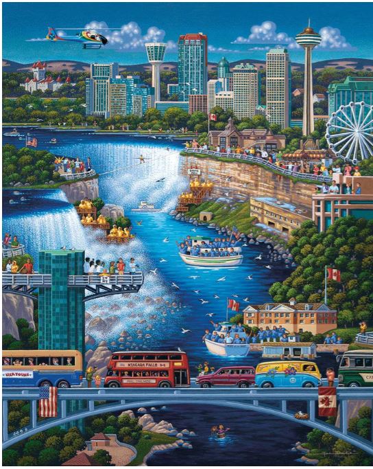 Niagara Falls - Mini 🔵 - Dowdle puzzle collectible - Main Image 2