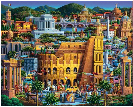 Rome - Mini 🔵 - Dowdle puzzle collectible - Main Image 2