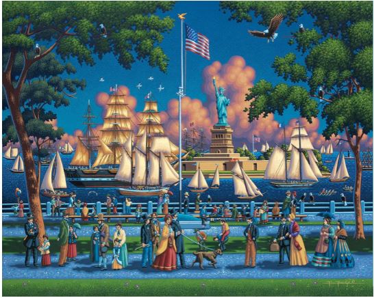 Statue of Liberty - Mini 🔵 - Dowdle puzzle collectible - Main Image 2