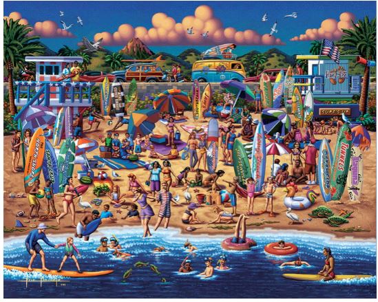 Surfin’ USA - Mini 🔵 - Dowdle puzzle collectible - Main Image 2