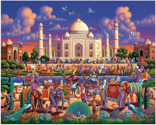 Taj Mahal - Mini 🔵 - Dowdle puzzle collectible - Main Image 2